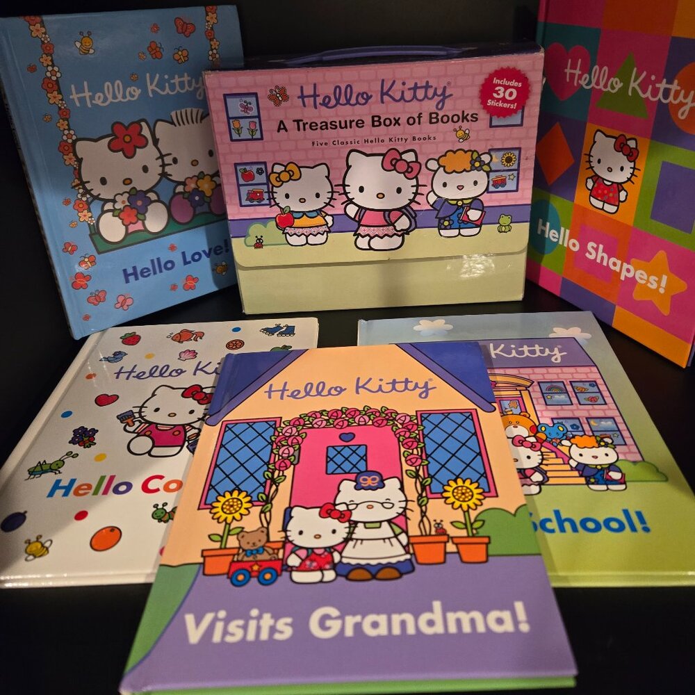 Vintage Hello Kitty: A Treasure Box of Books by Sanrio/Abrams; 5 hardcover books